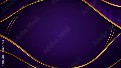 Elegant Purple and Gold Abs...