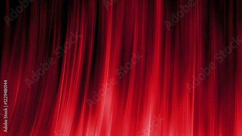 Abstract Red Background wit...