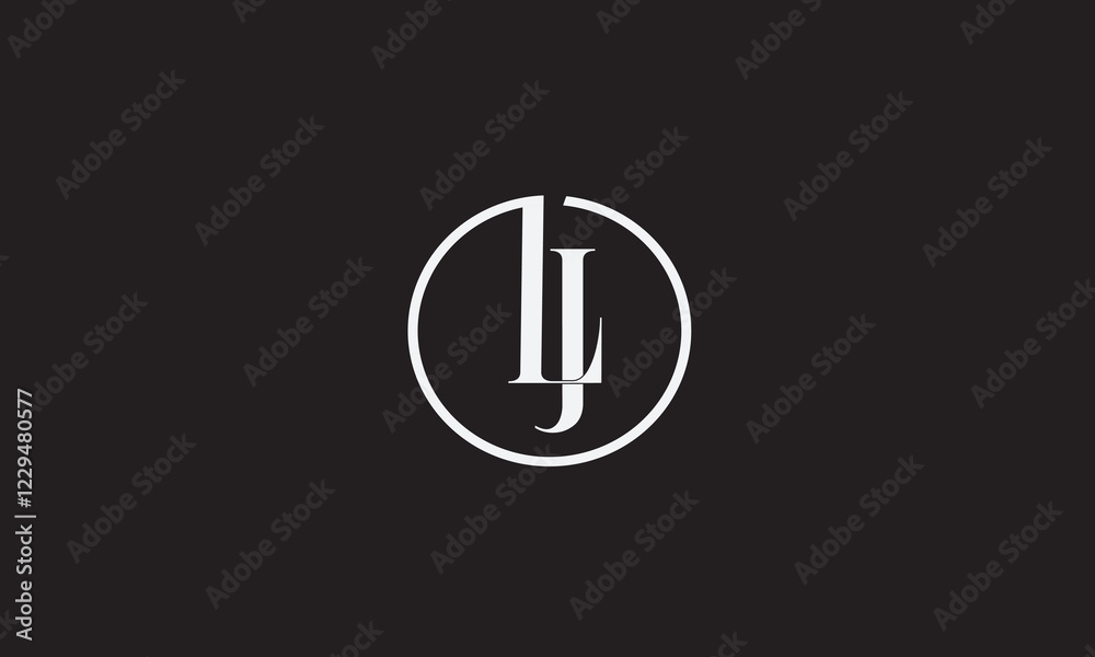 JL, LJ , J , L , Abstract Letters Logo Monogram JL, LJ , J , L , Abstract Letters Logo Monogram