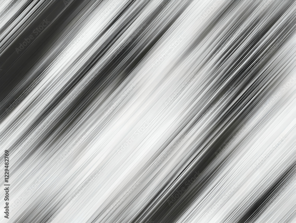 Abstract Background Features Diagonal Black and White Stripes with Subtle Texture Abstract Background Features Diagonal Black and White Stripes with Subtle Texture