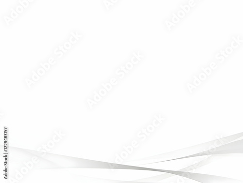 Abstract white and gray wav...
