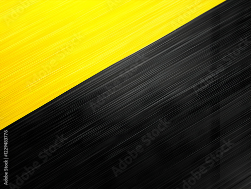 Abstract Yellow and Black D...