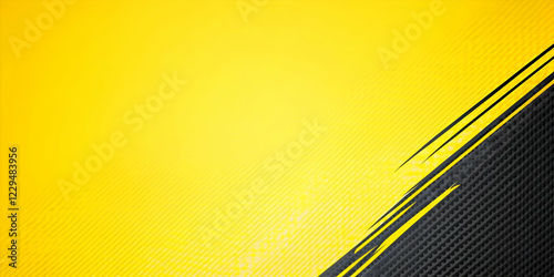 Abstract Yellow and Black B...