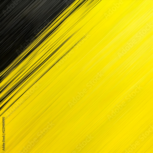 Abstract yellow and black d...