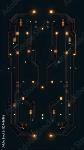 Intricate Circuit Board Des...
