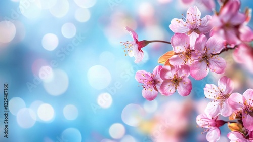 Enchanting Blossom: Pink Cherry Blossoms in Spring