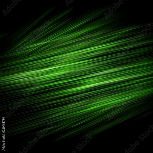 Abstract Green Streaks Back...