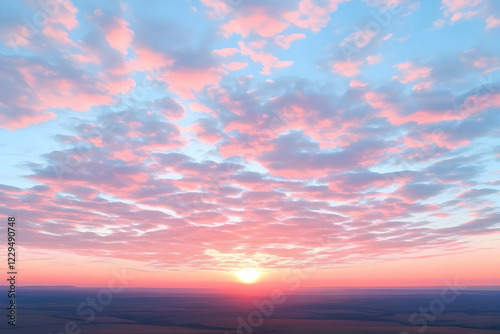 Pastel Sunset Paints the Sk...