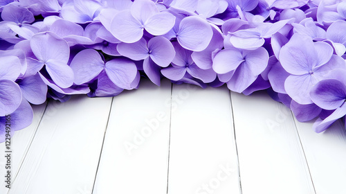 Purple Hydrangea Flowers Ar...