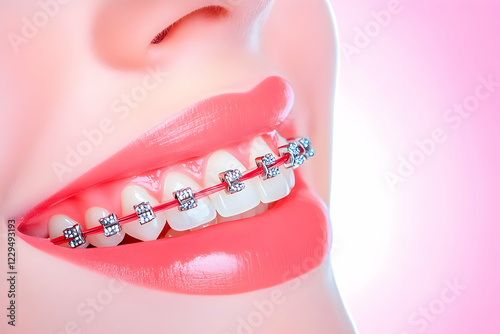 Close-up of a Woman's Smile...