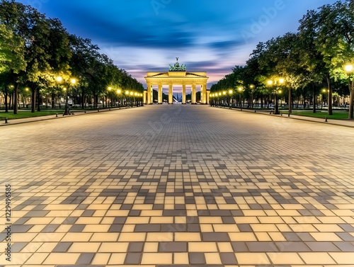 Illuminated Triumphal Arch ...