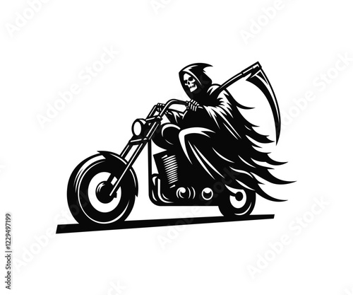 Grim Reaper Rider Logo