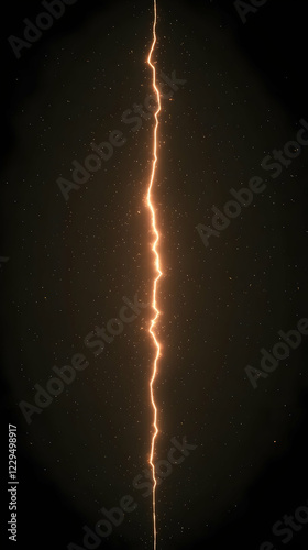 Golden Lightning Bolt Split...