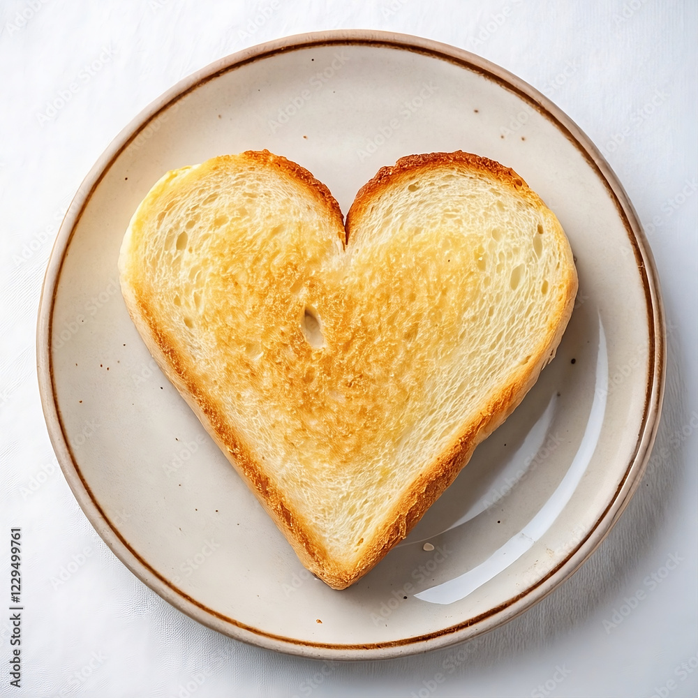 Heart shaped bread Heart shaped bread