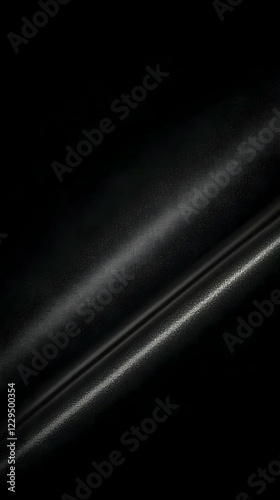 Shiny Black Fabric Drapes E...