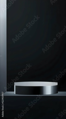 3D Illustration of a Metall...