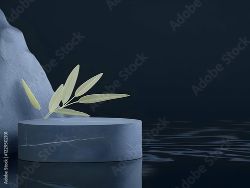3D Abstract Background with...