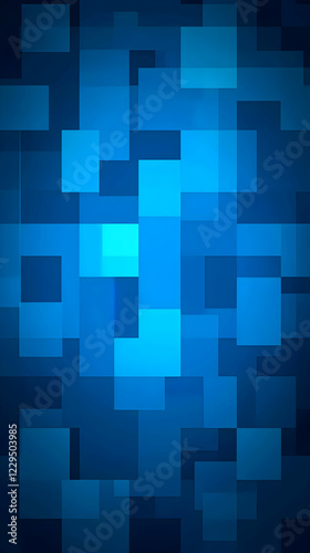 Abstract Blue Background Cr...
