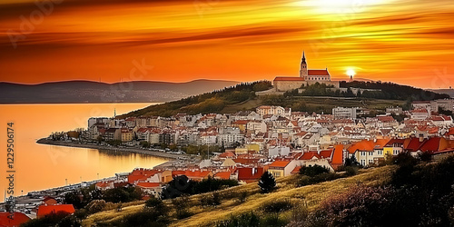 Picturesque European Town O...