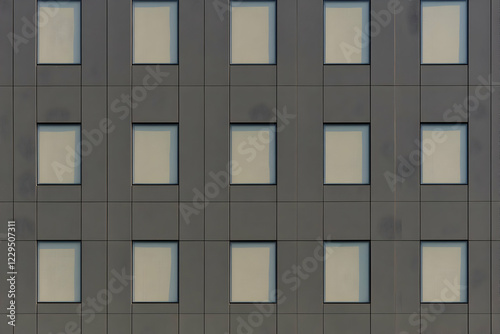 Modern Building Facade with...