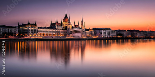 Grand Ornate Building Refle...