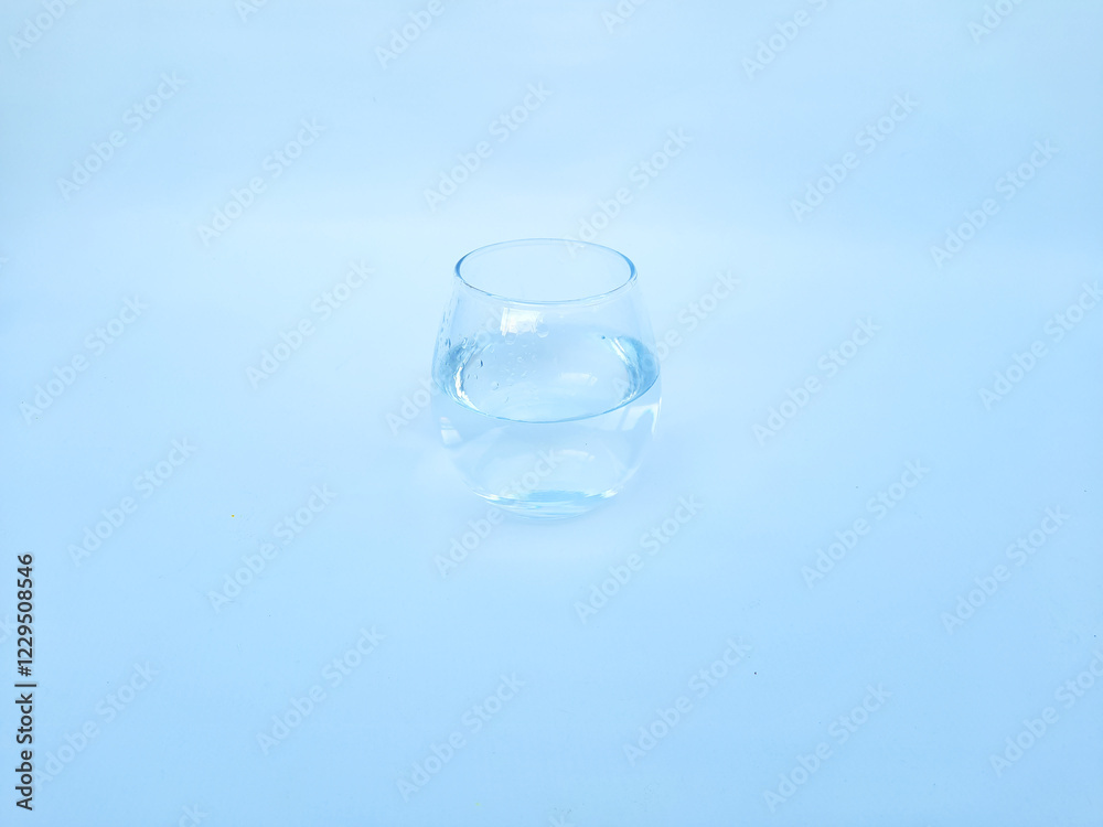 Isolated photo of a glass of water