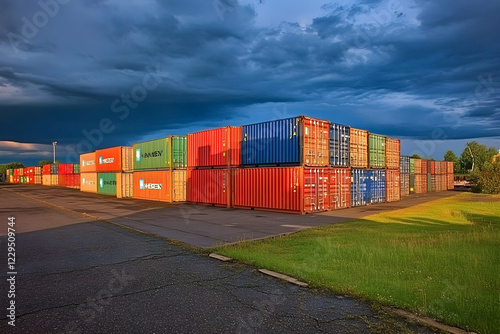 Colorful Shipping Container...