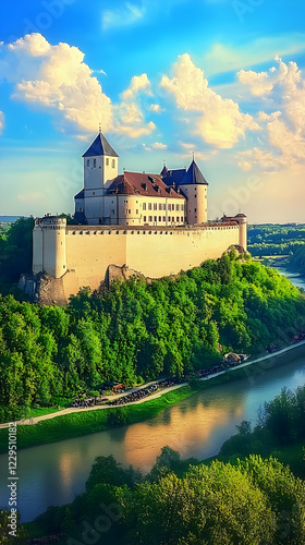 Majestic Castle Stands Guar...