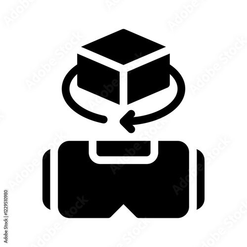 3D glyph icon
