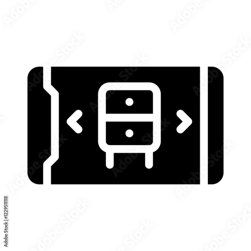furniture glyph icon
