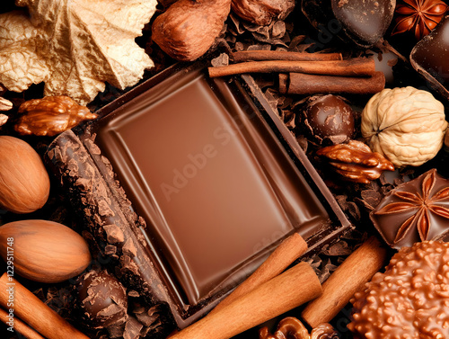 Chocolate Bar Surrounded by...