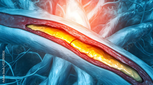 Cholesterol Plaque Buildup ...