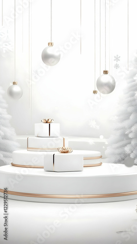 3D Winter Scene Displays Wh...