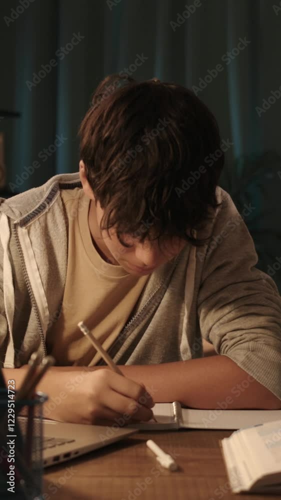 Tutor helping a student with his homework Tutor helping a student with his homework
