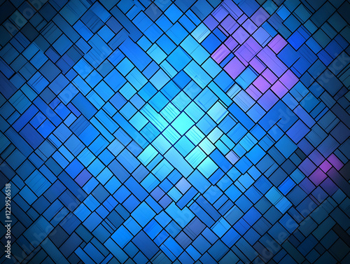 Abstract Blue Background Cr...