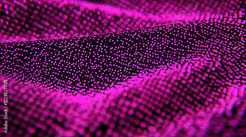 Abstract 3D Pink Dots Form ...