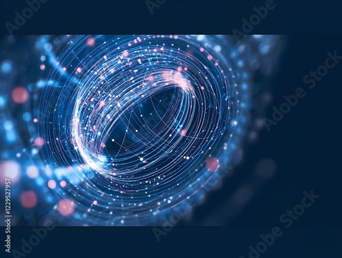 Abstract swirling lines and...