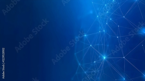 Abstract Blue Background Co...