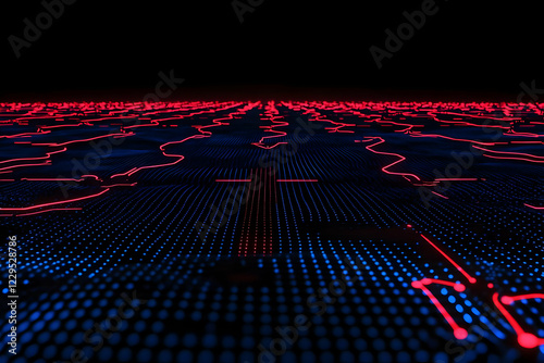Abstract 3D Background with...