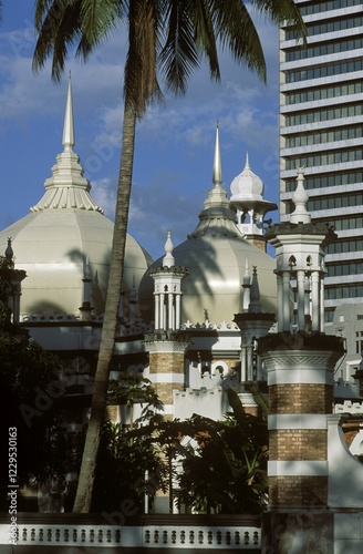 Photography Jamik mosque in Kuala Lumpur Malaysia