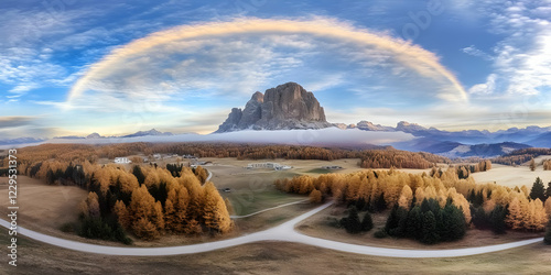 Majestic Mountain Peak Pier...