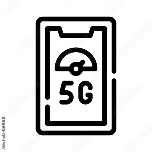 5G line icon