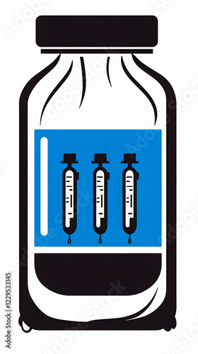 Illustration of a Jar with ...