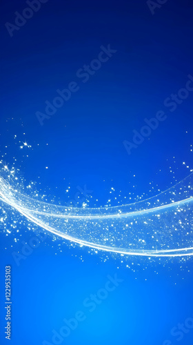Abstract Blue Background wi...