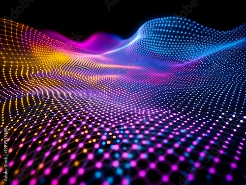 Abstract 3D Mesh Background...