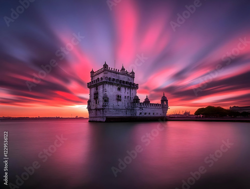 Majestic Tower Stands Amids...