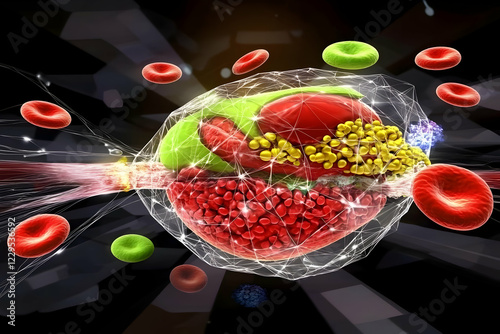 Blood clot formation proces...