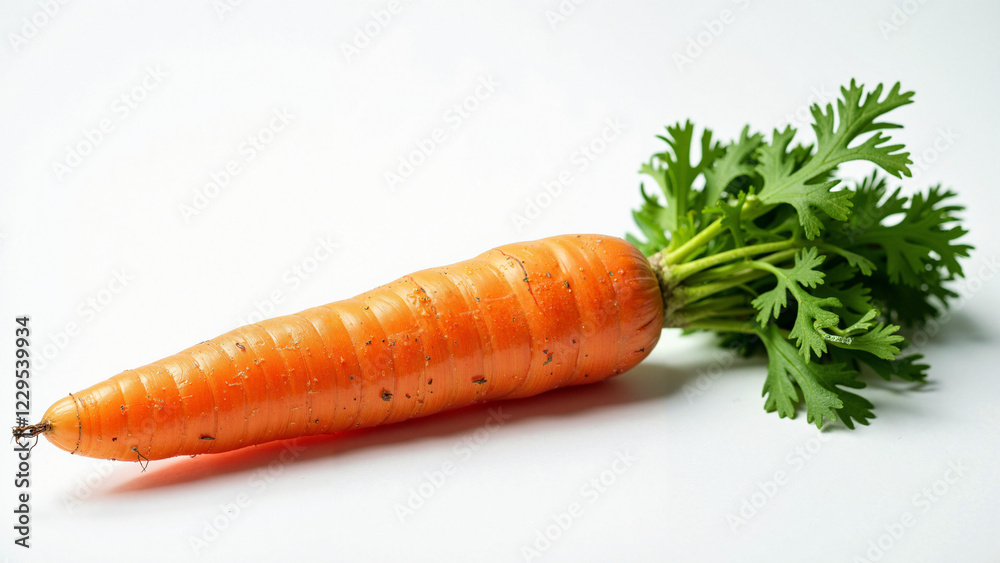 Vibrant Fresh Carrot Isolated on White Background for Health, Nutrition, and Organic Food Marketing Vibrant Fresh Carrot Isolated on White Background for Health, Nutrition, and Organic Food Marketing