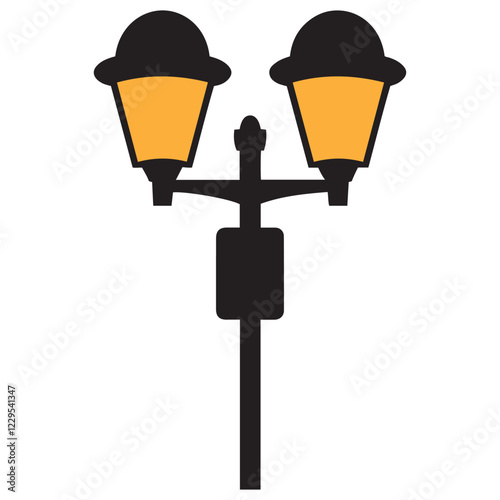 Traffic light icon vector