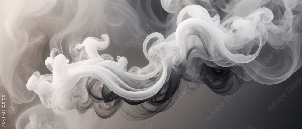 Ethereal smoke texture background with swirling gray and white wisps, creating a soft and mysterious atmosphere Ethereal smoke texture background with swirling gray and white wisps, creating a soft and mysterious atmosphere